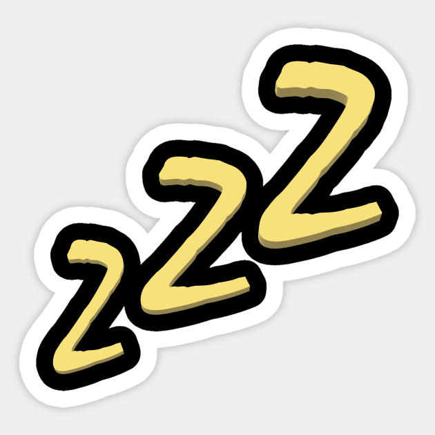 Zzz - Zzz - Sticker | TeePublic